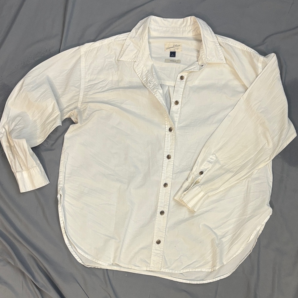 White Button-Up Shirt